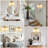 2-Light Dimmable Vanity Light with Glass Shades-302283387