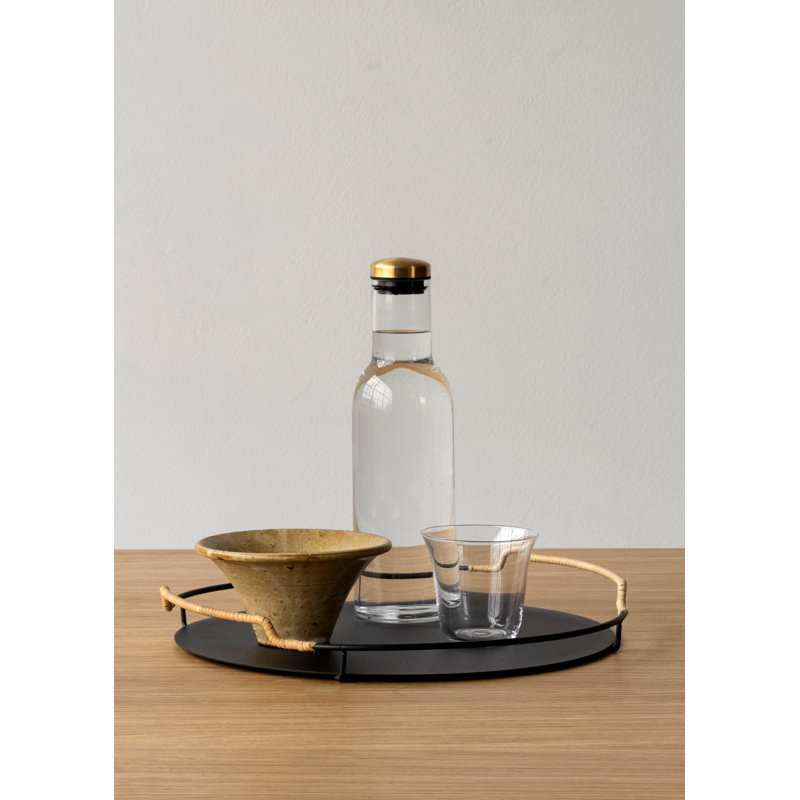 Norm Architects Glass Carafe, 11.4" H x 3.1" W x 3.1" D