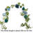 Artificial Eucalyptus Greenery With Flowers