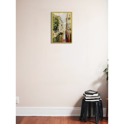 Buy Art for Less Venezia Italia Travel Vintage Advertisement Wrapped Canvas Decor