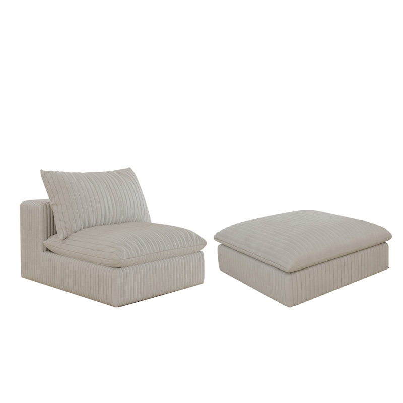 Repose-pieds blanc, Blanc