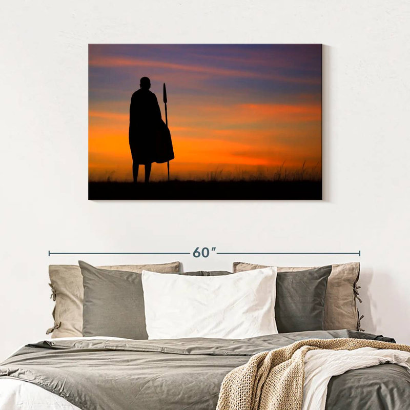 Leisha African Warrior, 30" H x 45" W