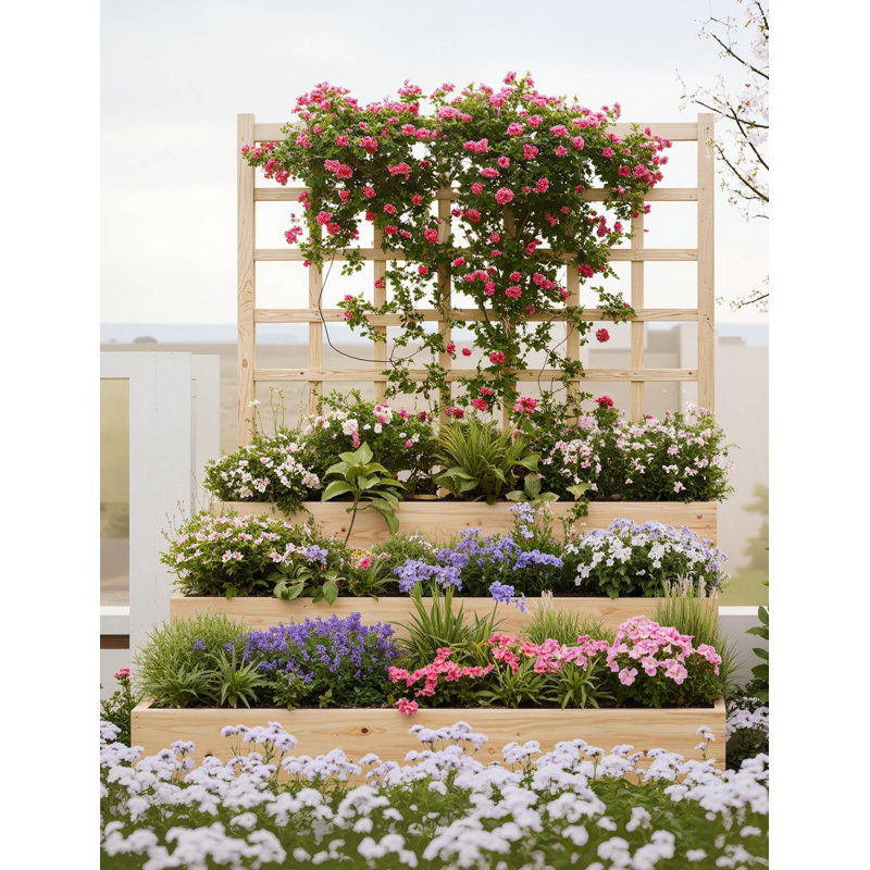 Wood Raised Garden Bed
