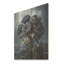 «Midnight Black and Blue Roses Bouqet I» - Roses sur bois-1760248316