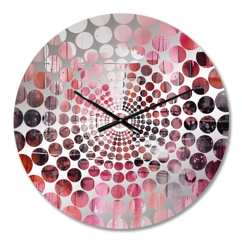 Jahneisha - Horloge murale abstraite Mid-Century, Petit