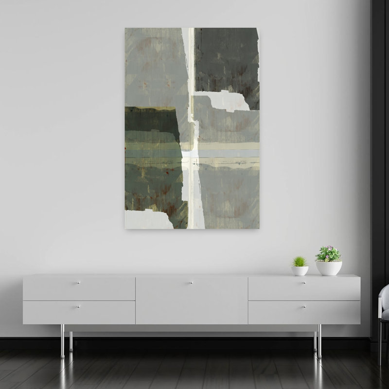 Art contemporain, art contemporain abstrait, H 60 po x l 40 po