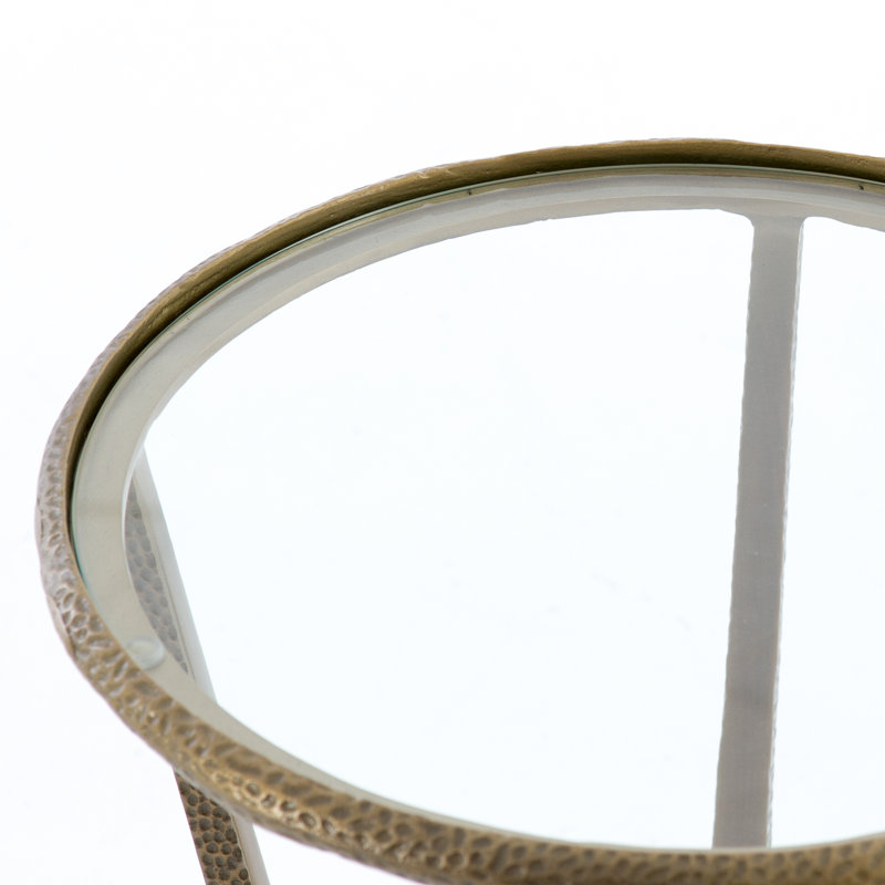 Creighton Glass End Table