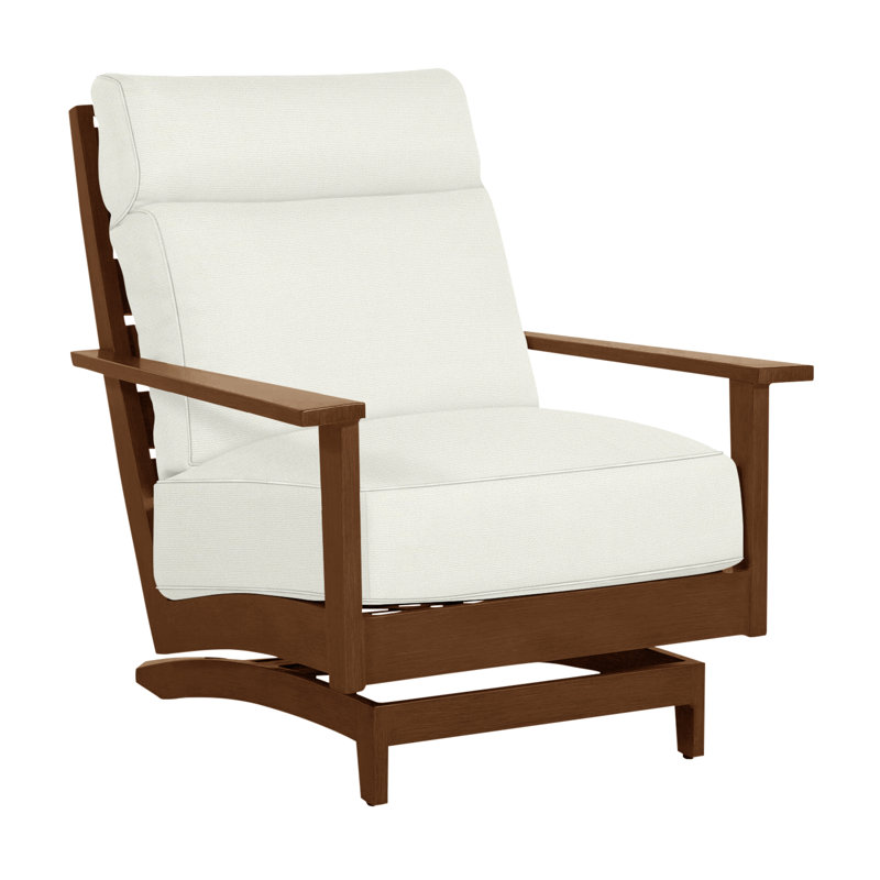 Chaise longue d'extérieur Kennebunkport, Chêne, Blanc naturel, Welt + bourre standard
