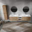 Meuble-lavabo mural sophistiqué avec caractéristiques pratiques