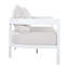 Ensemble de conversation d'extérieur en aluminium 4 pièces avec plateau et coussins en verre trempé Contour-126305338