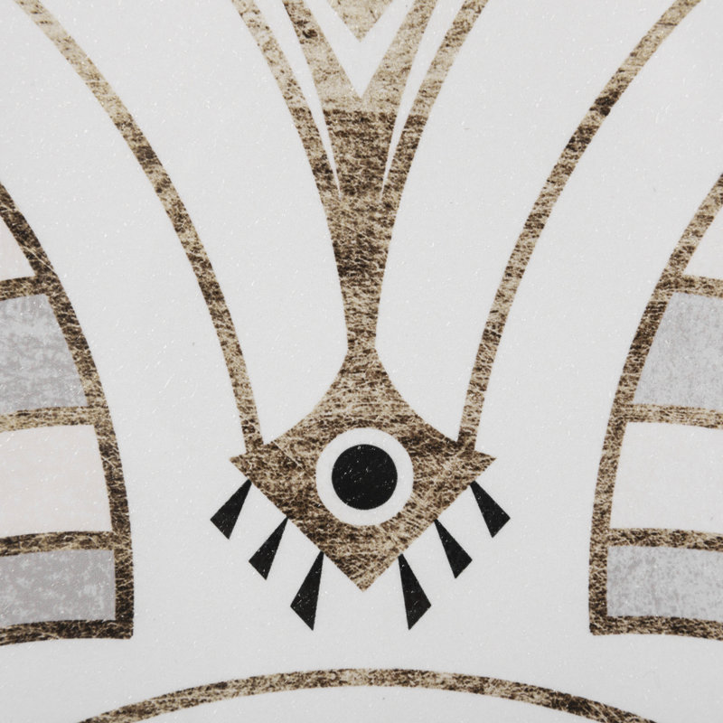 «Deco Patterning I» par Victoria Barnes a, reproduction d'art encadrée texturée matte sous verre, Deco Patterning II
