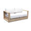 Sofa d'extérieur moderne Harbor en bois d'acacia avec coussins-1179278032