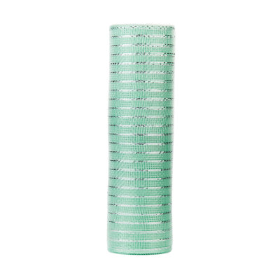Mint Green Mesh with Foil