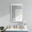 Armoire à pharmacie avec miroir mural décoratif en fer blanc l 20 po x H 30 po (ensemble de 2)-1067959273