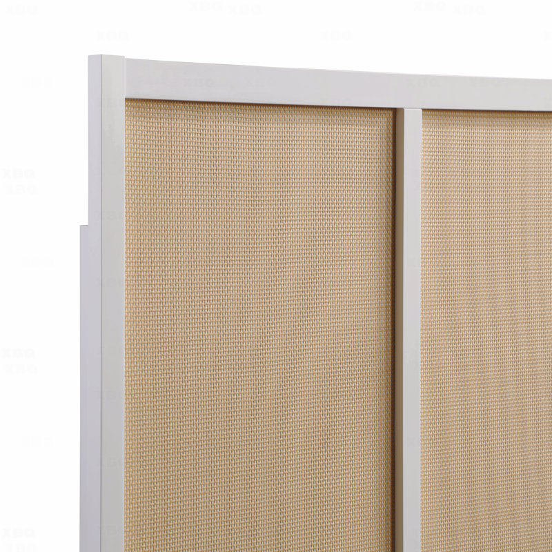 Cane And Solid Wood King Headboard, King