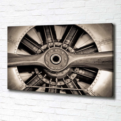 Aircraft Engine - Wrapped Canvas Print