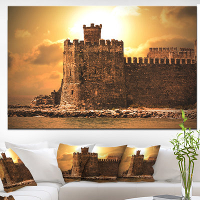 " Old Castle At Sunset "