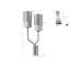 LOS ANGELES Steel Armed Sconce