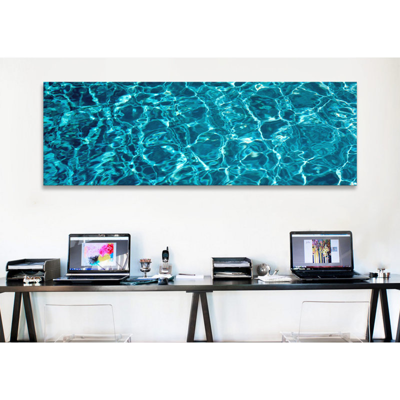 Reproduction de photo sur toile tendue, "panoramique piscine", Sacramento, Californie, H 16 po x l 48 po x p 1,5 po