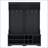 77.3" Modern Hallway Hall Tree with 6 Hooks & Shoe Cubbies-129045953