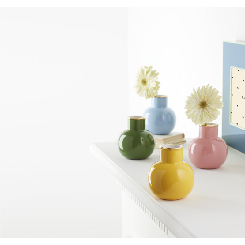 Make It Pop Porcelain China Table Vase 1, Green