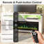 Console multimédia 59,8 po avec foyer-2070676765