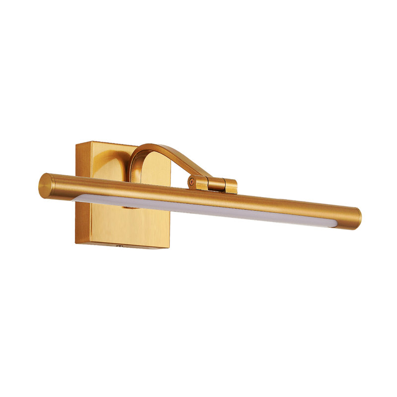 Lampe à DEL 1 lumière à intensité variable avec température de couleur réglable (3000K / 4000K / 5000K), Laiton brossé