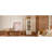 71'' Freestanding Upholstered Display Cabinet, Upholstered Glass Door Cabinet With Ceiling Light,Wine Cabinet With Adjustable Shelves, For Livingroom, Kitchen, Bar & Dining Room - White