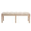 Banc revêtu de lin 47,2 po Linwynn