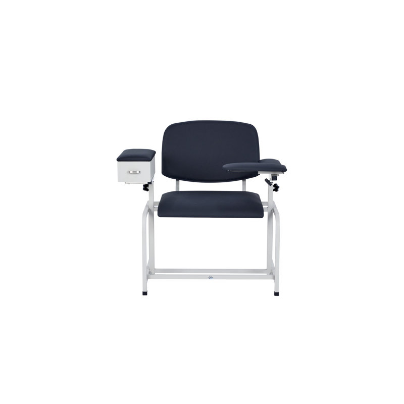 500 lb Fauteuil de dessin extra large, réglable et antimicrobien, Noir