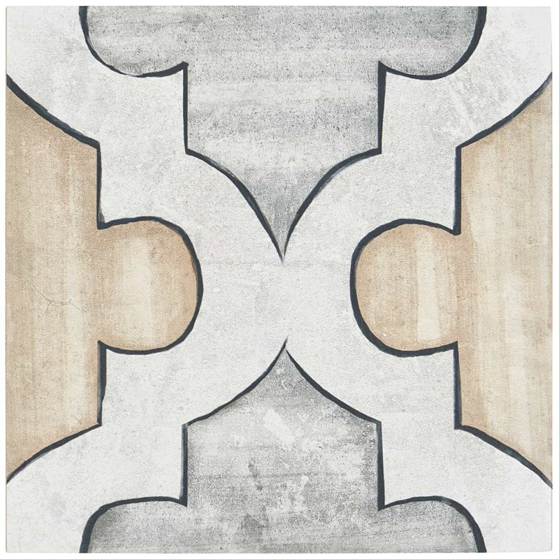 Alesso 7.87 In. X 7.87 In. Matte Porcelain Floor And Wall Tile (10.76 Sq. Ft. / Case), Deco Picos