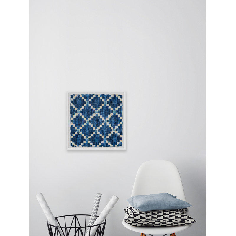 Wavy Dots - Single Picture Frame Painting, 51cm H x 51cm W x 3.81cm D