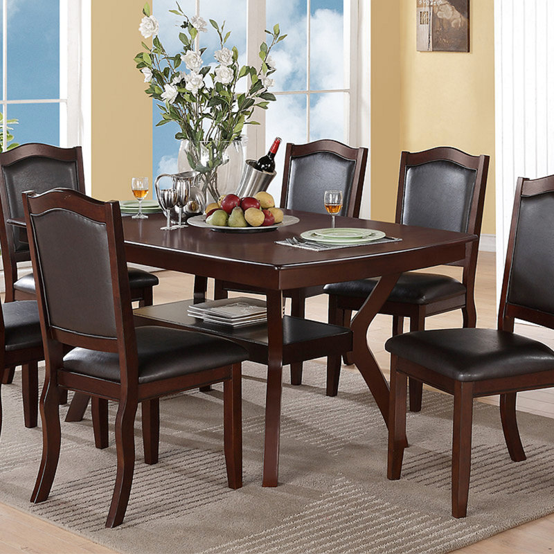 Table de salle à manger avec chaises et chaises d'appoint 6X Formal Look