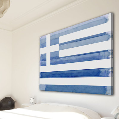" Greek Flag " by Parvez Taj