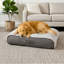 Lit pour chien en fausse fourrure et chenille Fable-189675572