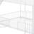 Twin Over Twin Size Metal Bunk Bed With Slide And Guardrails-1857813488