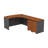 Series C Bow Front Left Handed L Shaped Desk with 2 Mobile Pedestals-13777424-13777429