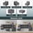 Reversible Flexible Combination Modular Sectional-459429294