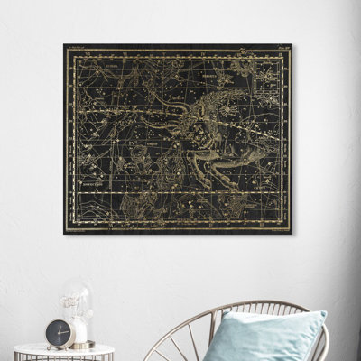 The Art Cabinet Taurus - Wrapped Canvas Graphic Art on Canvas
