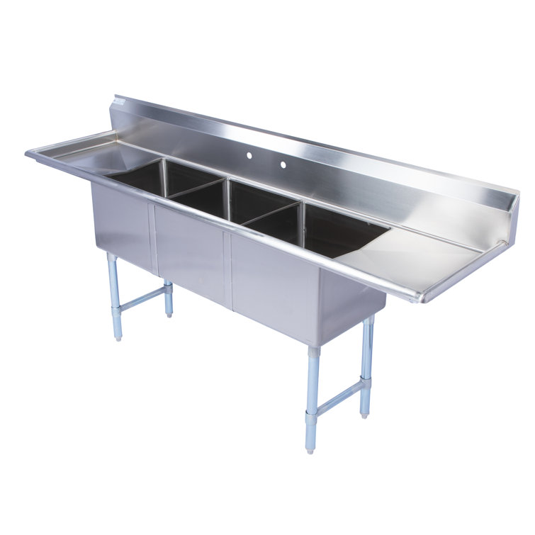 75" L x 20.75" W Free Standing Bar Sink