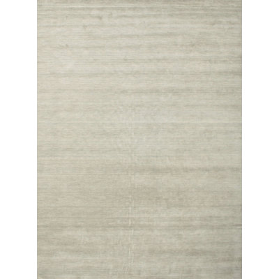 Tapis contemporaine unaire blanc