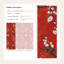 Papier peint floral rouge avec branches et papier peint moderne