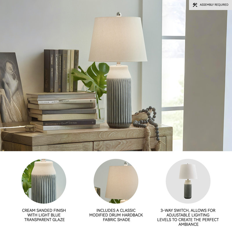Lampe de table en céramique Frohman