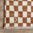 Dominique Abstract Checkered Fringe Area Rug-1610322304