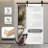 Glass Sliding MDF Barn Sliding Door Hardware Kit, Tempered Frosted Glass, Simple DIY Assembly-97620127