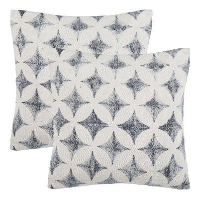 Kalen Cotton Reversible Throw Pillow