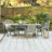 Alfonsi Acacia Wood Patio Dining Table Set-1387012350