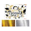Elegant with Metalic Snowflakes Christmas Wall Sticker-448745586