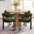 Beore 18.5"Stain Resistant Velvet Armchair (Set of 4)-2124452303