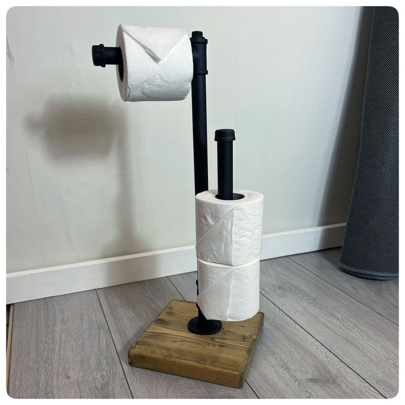 Metompkin Free Standing Toilet Paper Holder